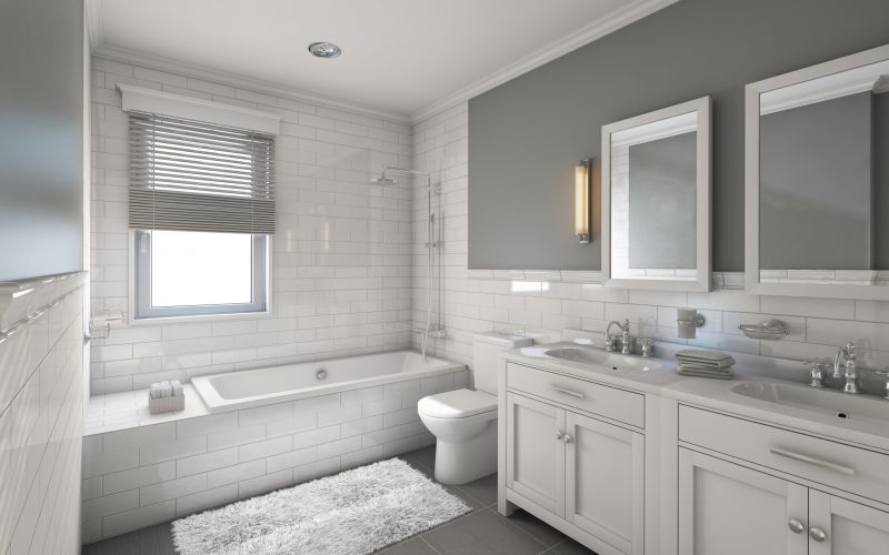 Bathroom with Custom Storage
